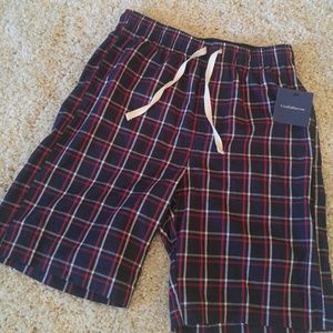 Croft and Barrow plaid lounge shorts. NWT. Small